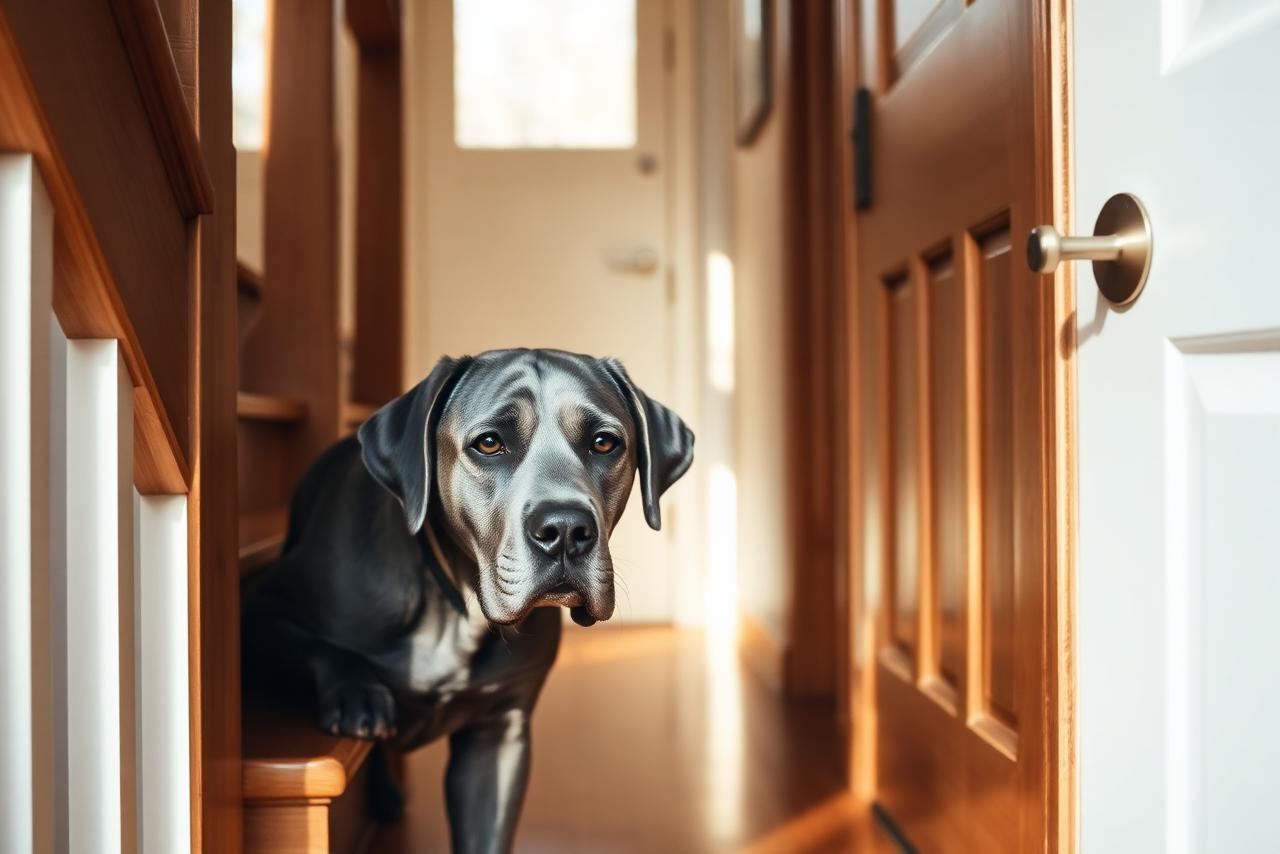 Senior dogs, stairs and cold mornings
